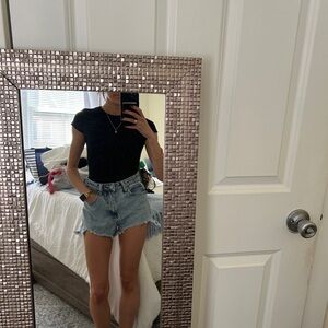 Black Princess Polly Short Sleeve Bodysuit